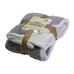 Throw Blanket Factory - Luxury Faux Fur Embossed 2 Ply