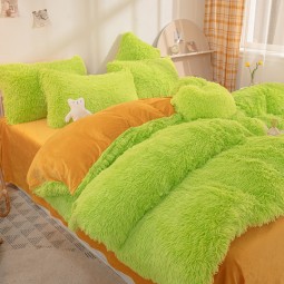 Bedding Set Supplier - Luxury Winter Warm Faux Fur Velvet