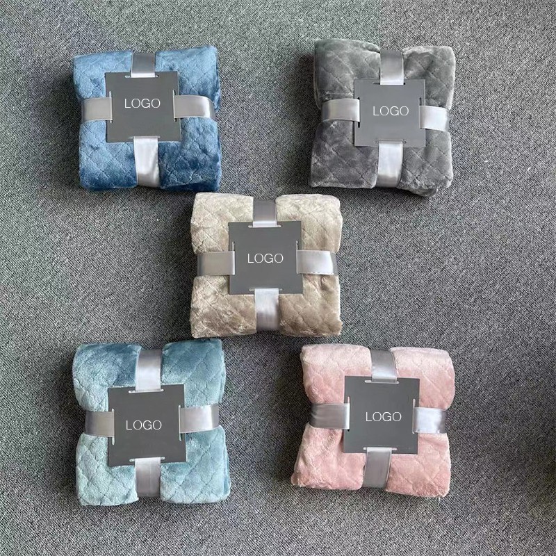 Flannel Blanket Manufacturer - 240 Gsm Camping Cozy Brown