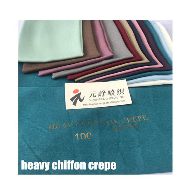 Tree Crepe Supplier - Woven 100% Polyester Dress Fabric