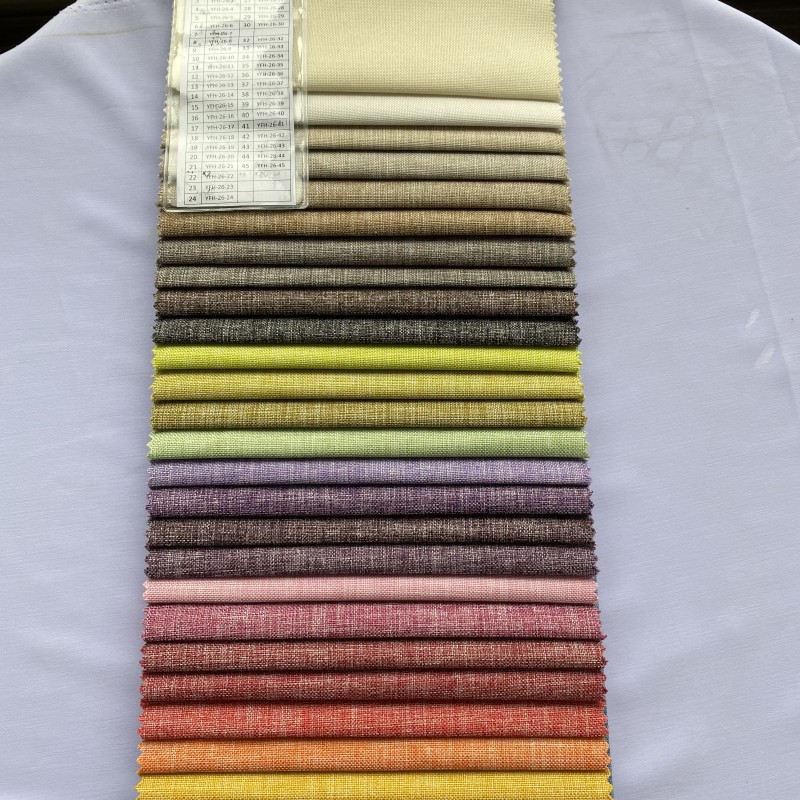 Sofa Fabric Manufacturer - 100% Polyester Linen Hometextile