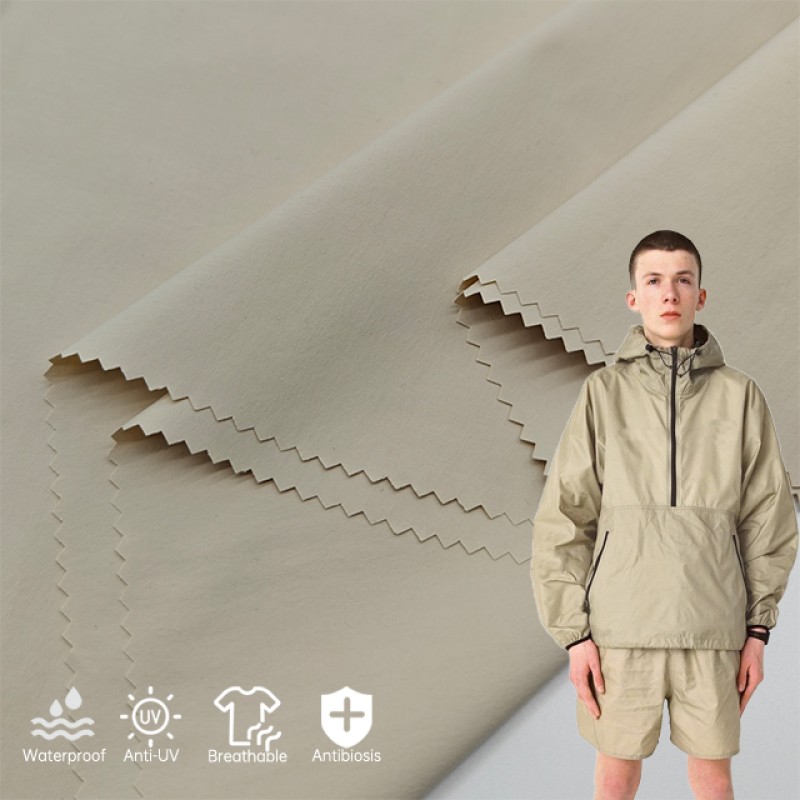 Plaid Nylon Supplier - 88%N 12%SP Woven Pants