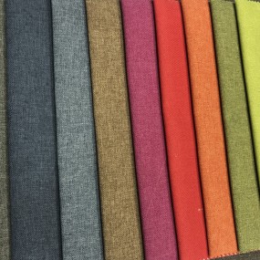Upholstery Fabric Factory - Linen Solid Dyed Curtain