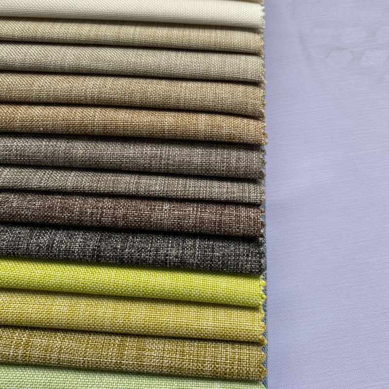 Sofa Fabric Manufacturer - 100% Polyester Linen Hometextile