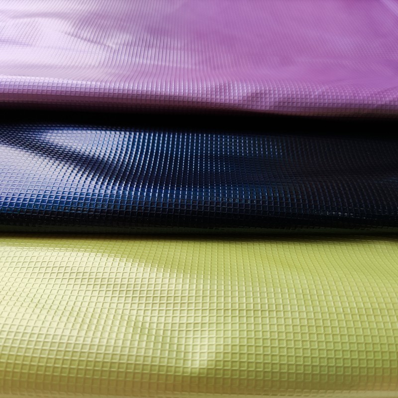 Jacket Fabric Supplier - Convex Grid Down Jacket Coating