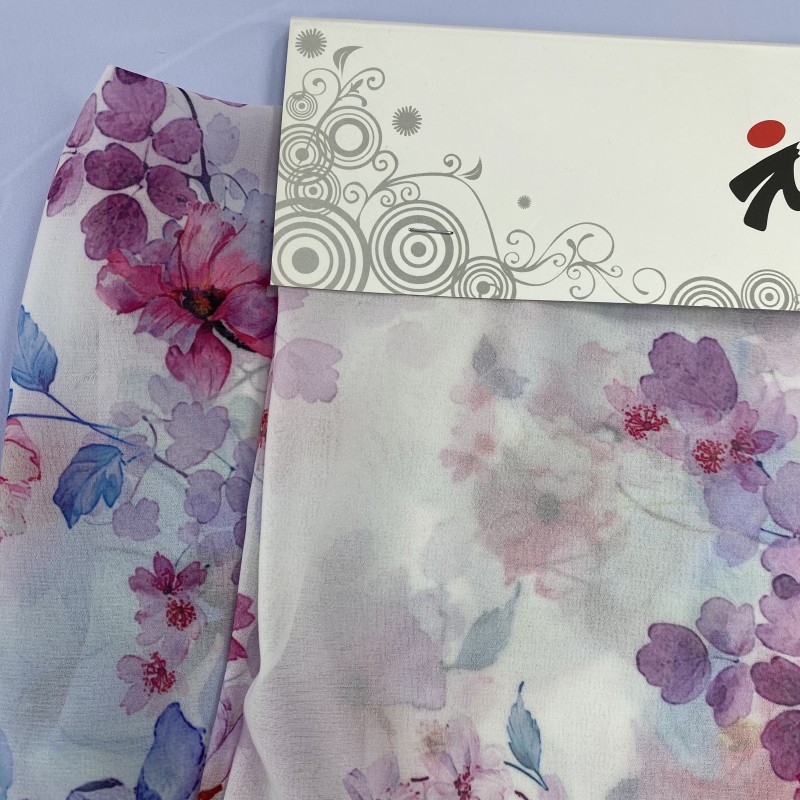 Printing Fabric Supplier - 75D Chiffon Flower Dress