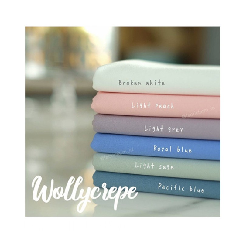 Polyester Crepe Supplier - Wolly Crepe for Indonesia Market