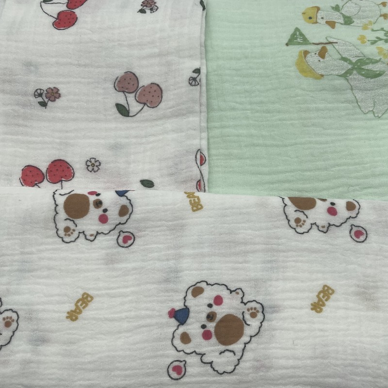 Double Gauze Factory - Baby Cotton Muslin Crepe