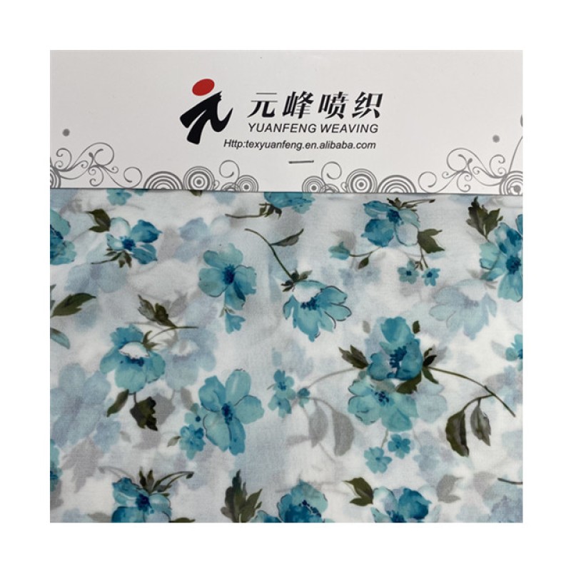 Summer Fabric Supplier - Flower Printing Chiffon Dress