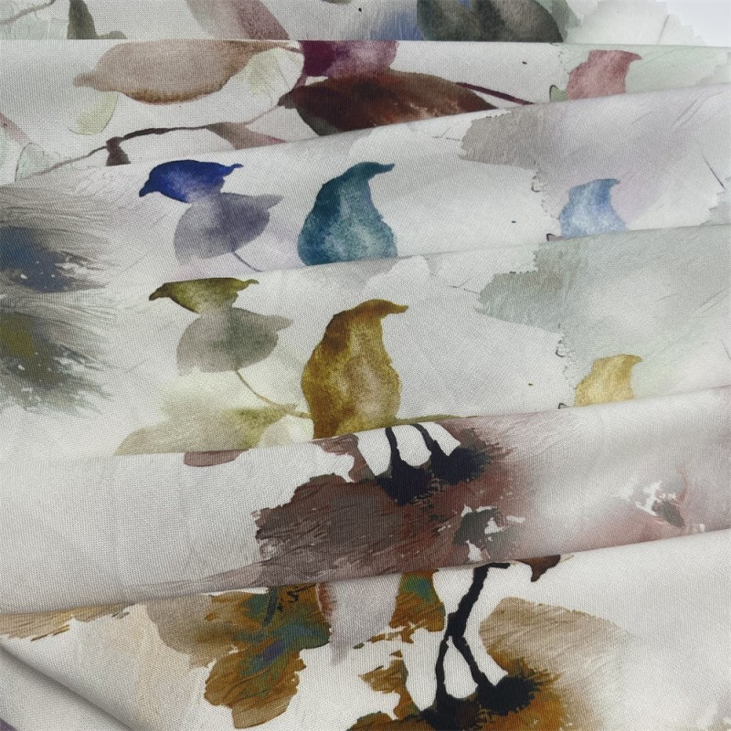 TR Twill Supplier - 50%Poly 50%Viscose Two Color