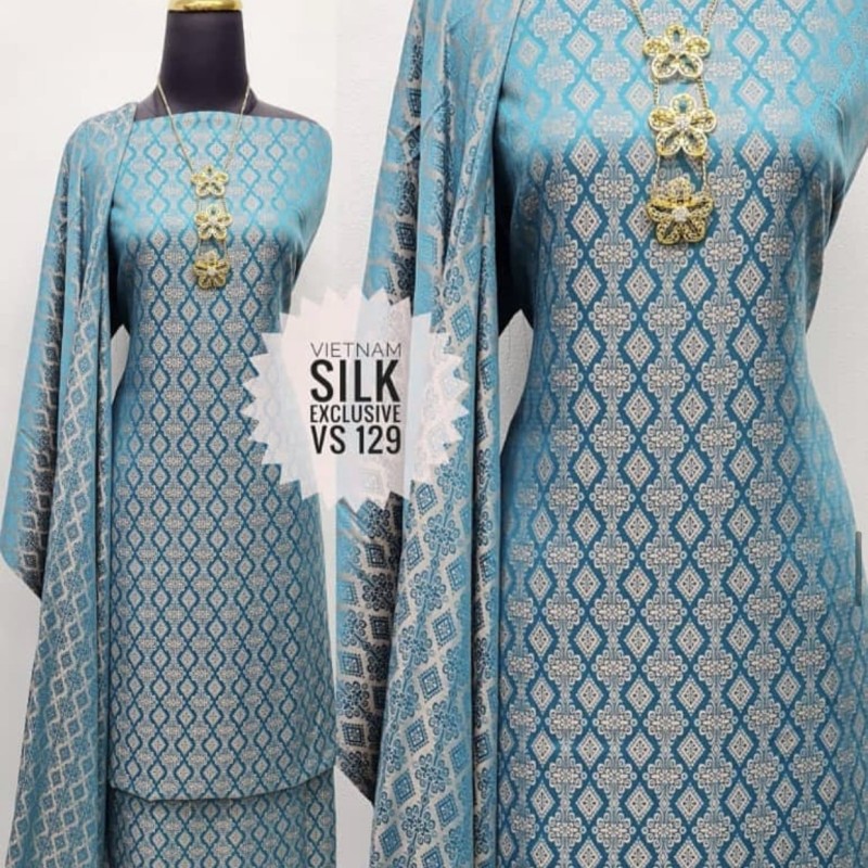 Pattern Fabric Supplier - Delicate Vietnam Silk