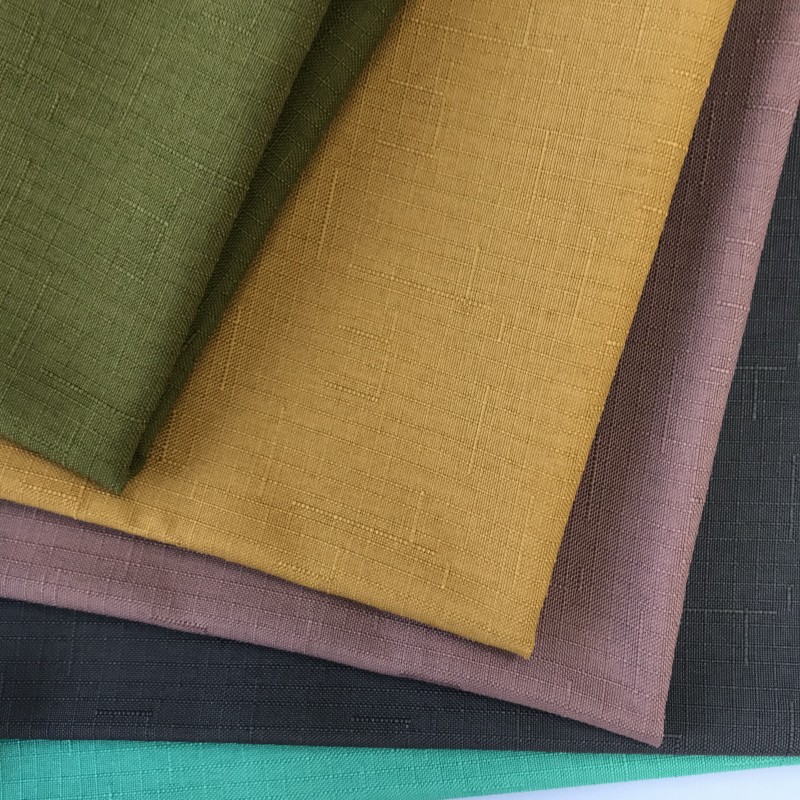 Polyester Fabric Manufacturer - Two-color Jacquard Garment Material