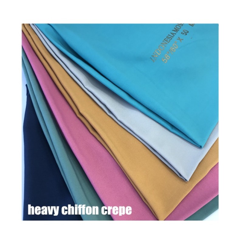 Polyester Crepe Supplier - Wolly Crepe for Indonesia Market