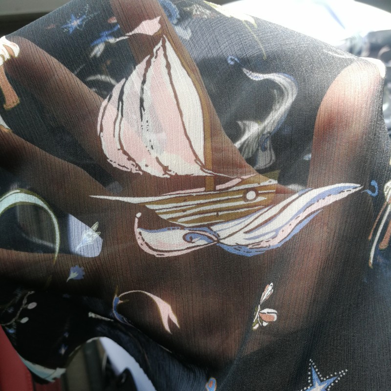 Chiffon Print Manufacturer - Flower Printed Polyester