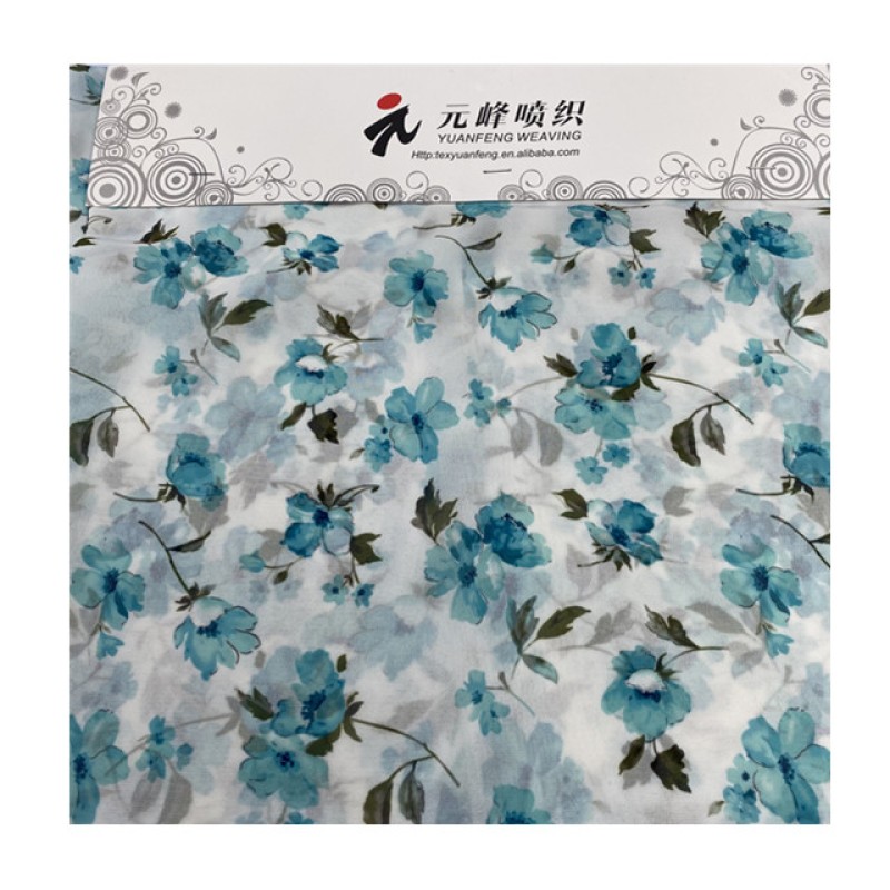 Chiffon Fabric Manufacturer - Custom 75d Print Woven