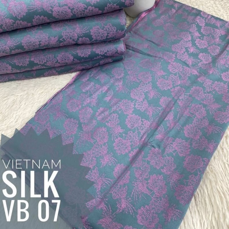Pattern Fabric Supplier - Delicate Vietnam Silk