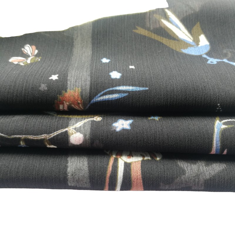 Chiffon Print Manufacturer - Flower Printed Polyester