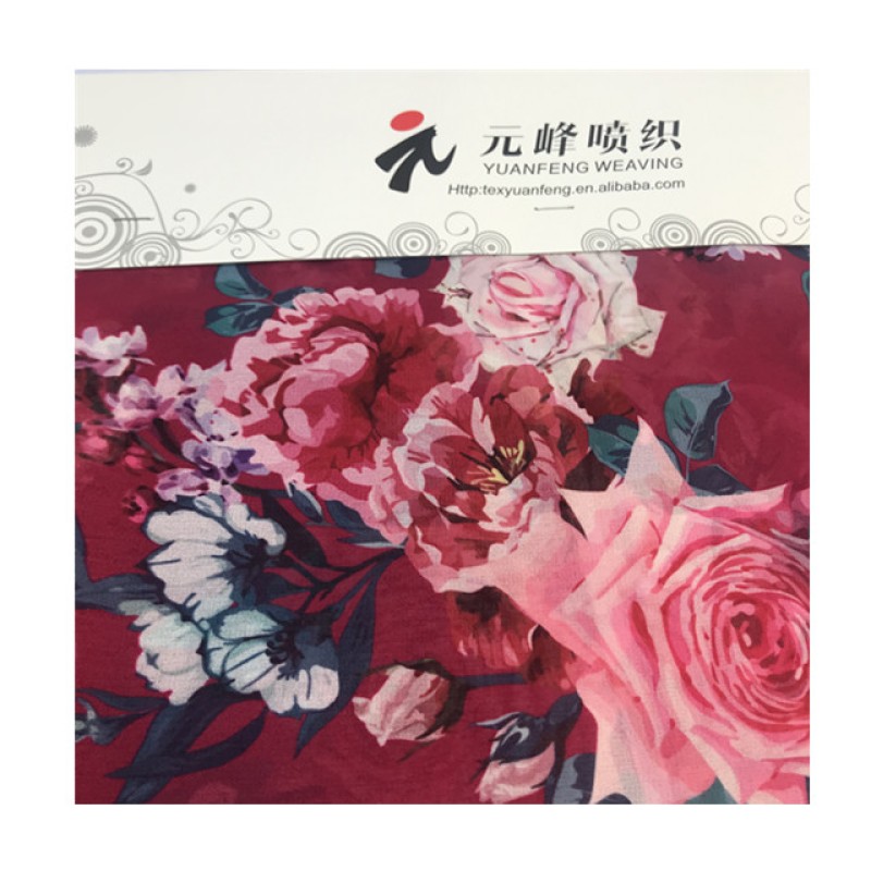 Chiffon Fabric Supplier - 100% Polyester Floral Print