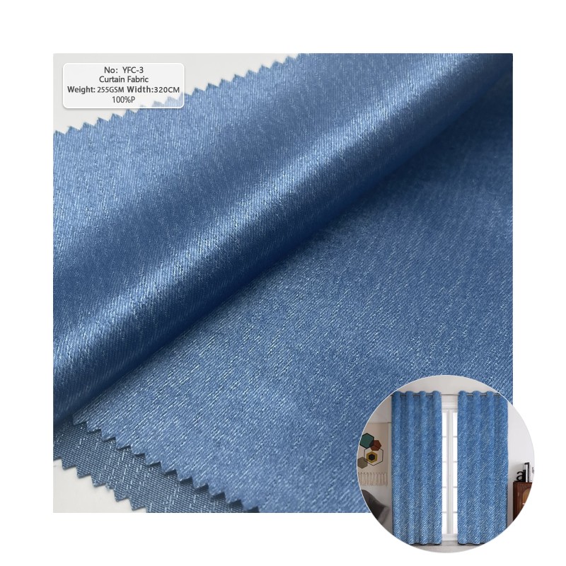 Linen Fabric Supplier - Popular Polyester Wide Curtain