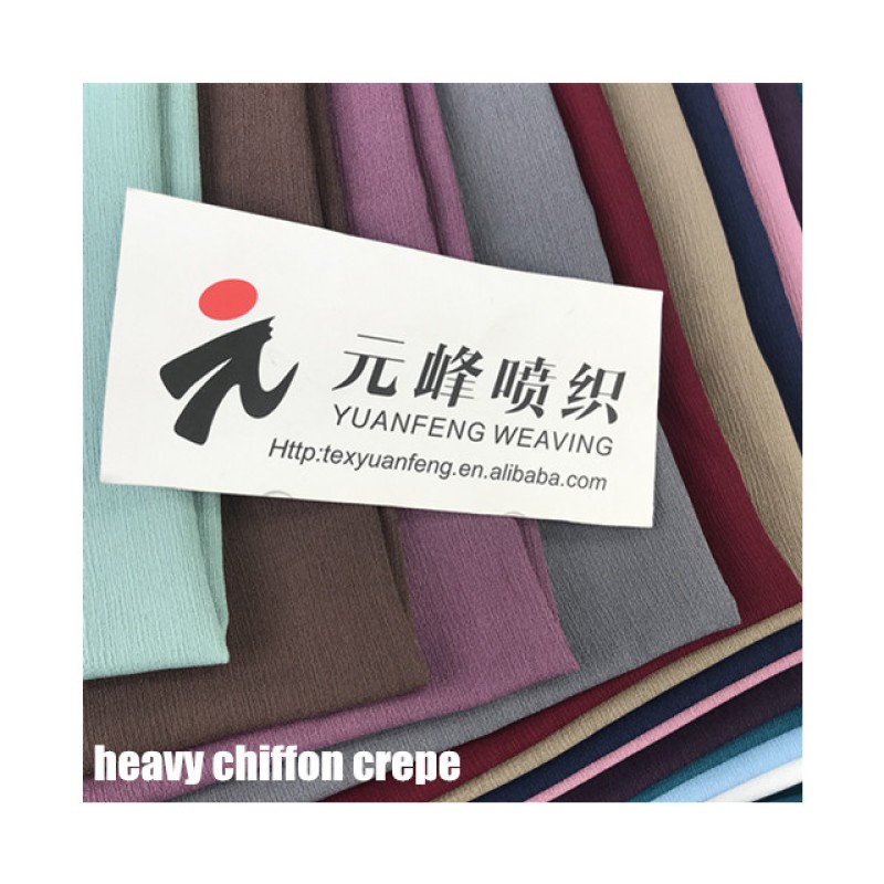 Tree Crepe Fabric Manufacturer - Italian Stock Scarf Material