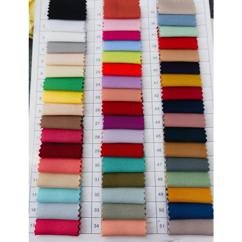 Metallic Fabric Factory - 80 Gsm Silky Satin Rayon