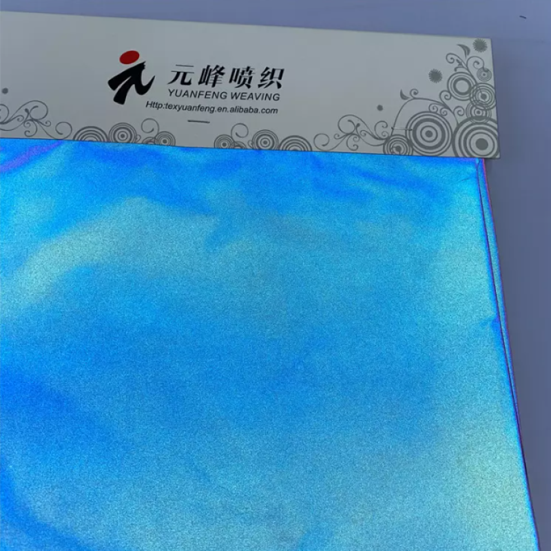 Reflective Fabric Manufacturer - Rainbow Maple Leaf Printing