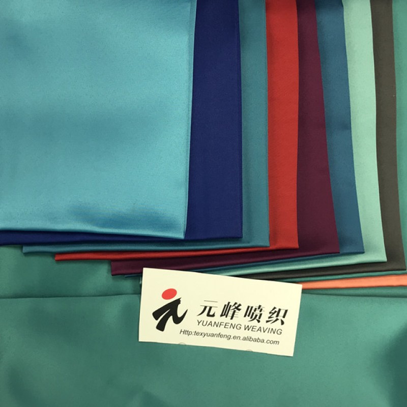 Vietnam Fabric Factory - Stretch Polyester Satin