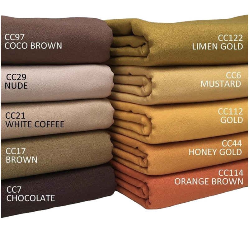 Moss Fabric Factory - 120gsm Lightweight Como Crepe