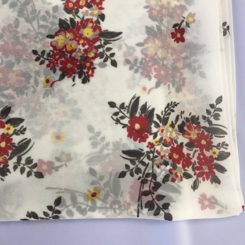 Digital Chiffon Supplier - New Design 75D Print