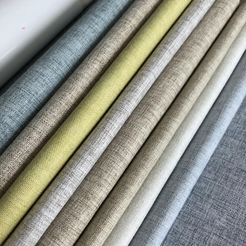 Linen Curtain Fabric Manufacturer - Full Blackout Wide Width Luxury