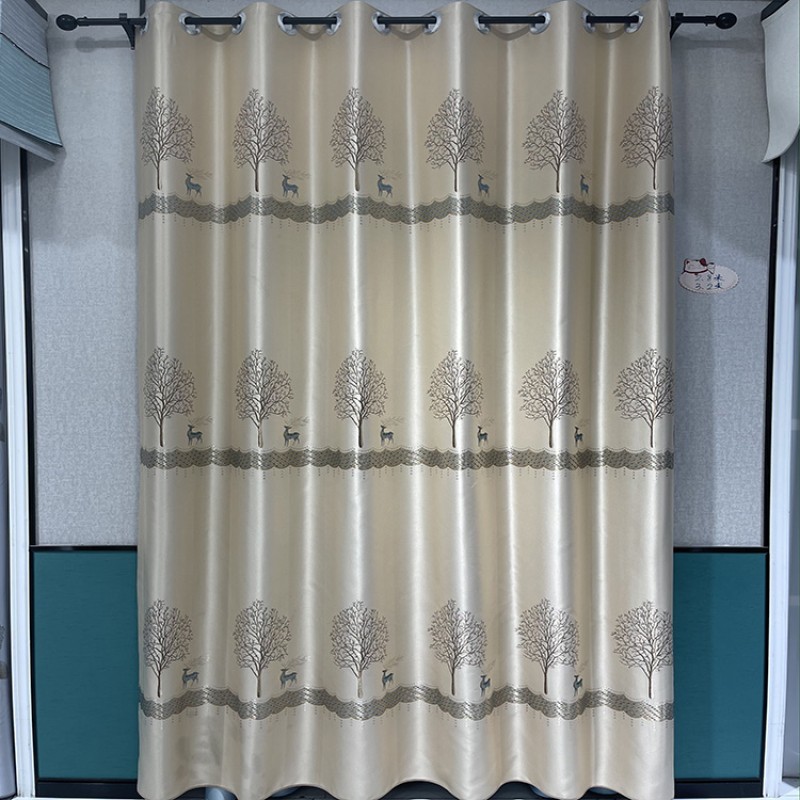 European Curtain Factory - Floral Pattern Elegant Luxury
