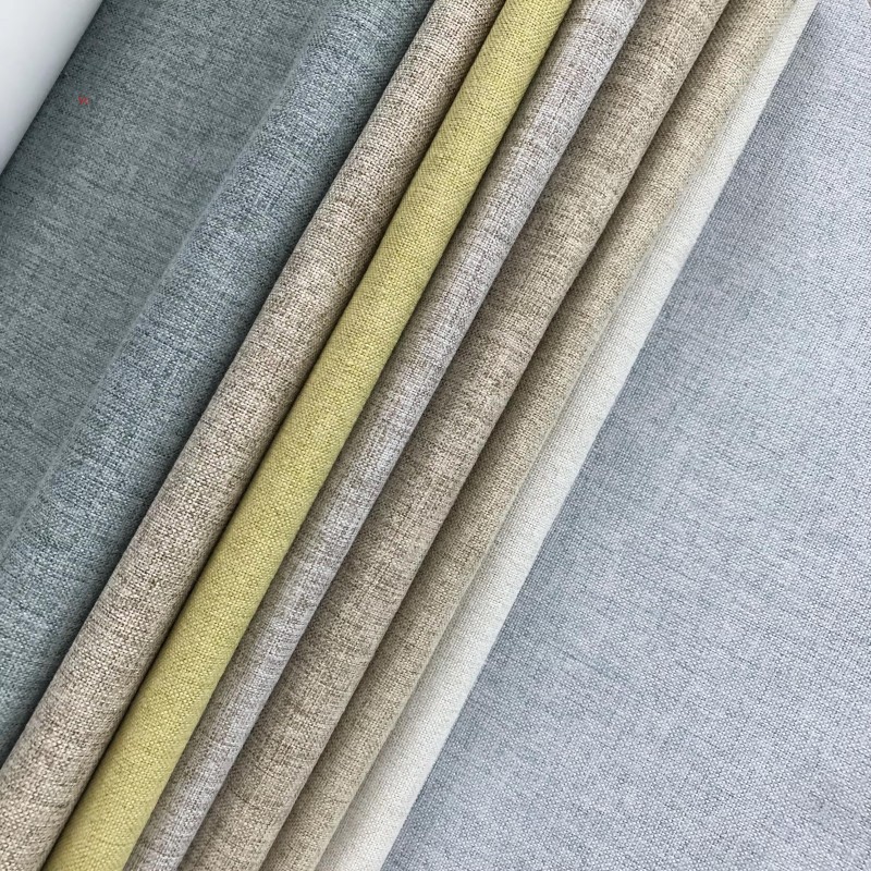 Linen Curtain Fabric Manufacturer - Full Blackout Wide Width Luxury
