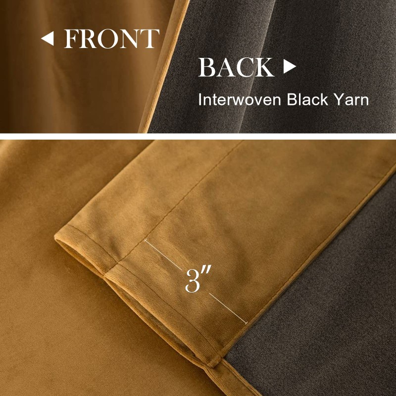 Velvet Curtain Fabric Manufacturer - Brown Soft Heavy Drapery