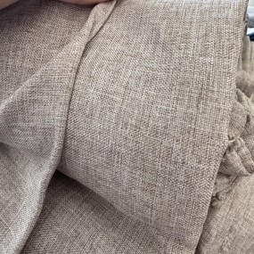 Blackout Curtain Fabric Manufacturer - 100% Polyester Linen Touch Window