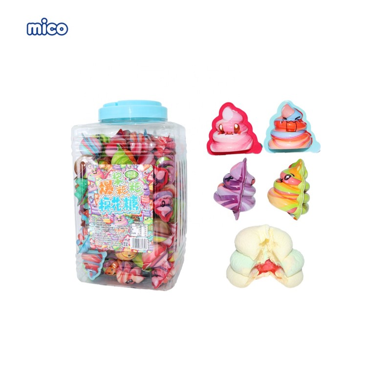 COLOFUL ROLLS SHAPE MARSHMALLOW