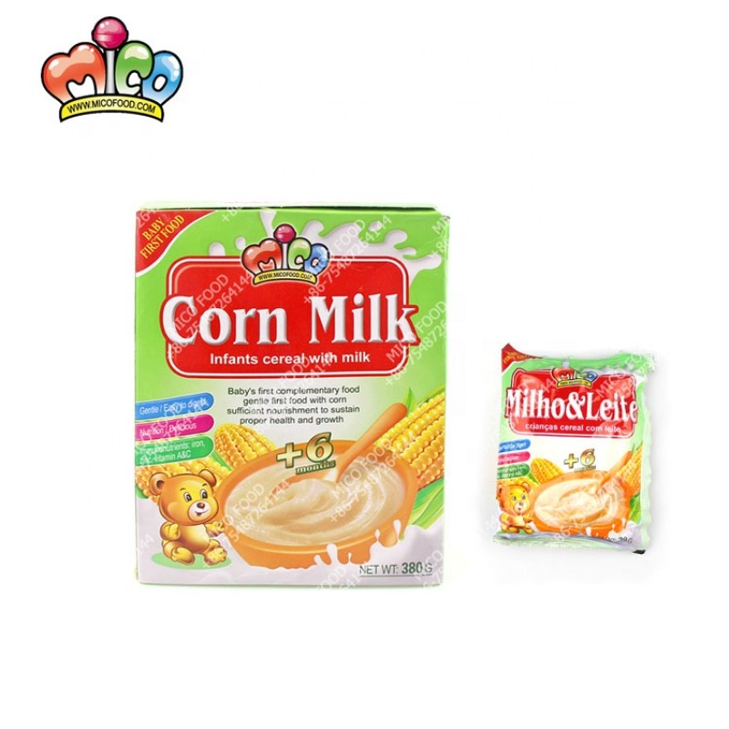 Bon Bebe Baby Food Infant Rice Cereal with Corn Milk