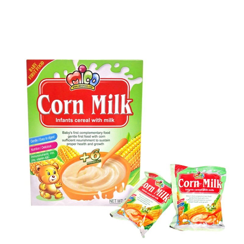 High Quality Box Packaging Corn Milk Baby Infant Cereal Breakfast