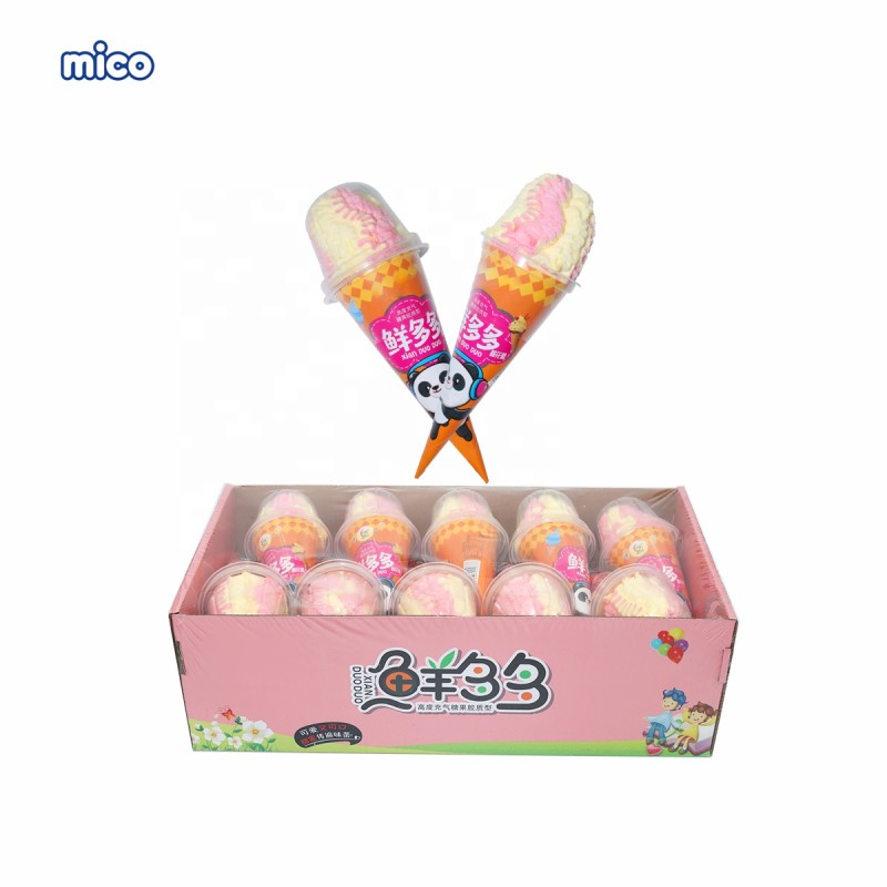 ICE CREAM SHAPE MARSHMALLOW STICKS