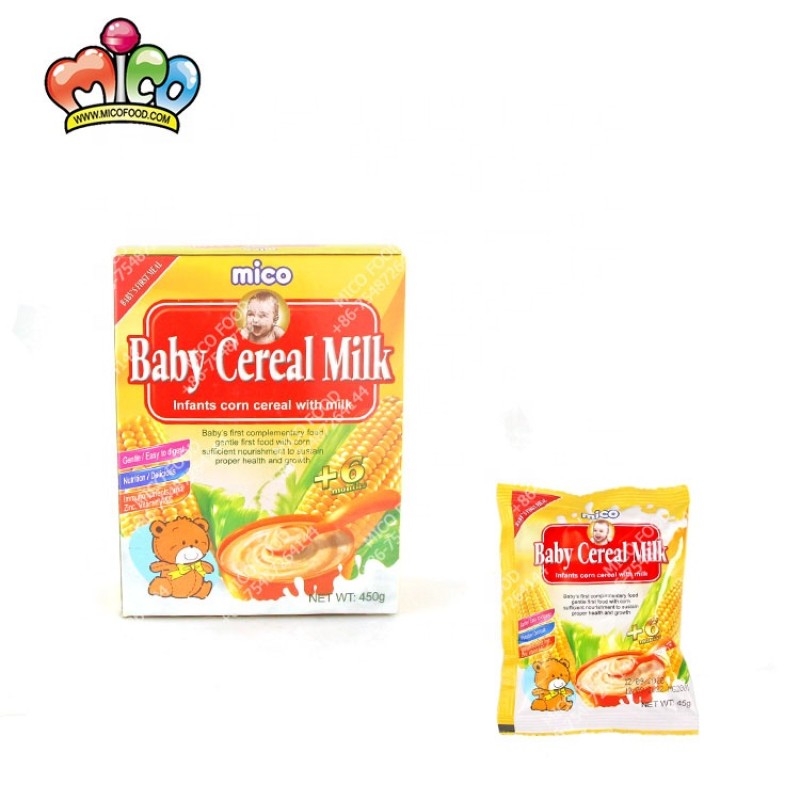 Bon Bebe Baby Food Infant Rice Cereal with Corn Milk