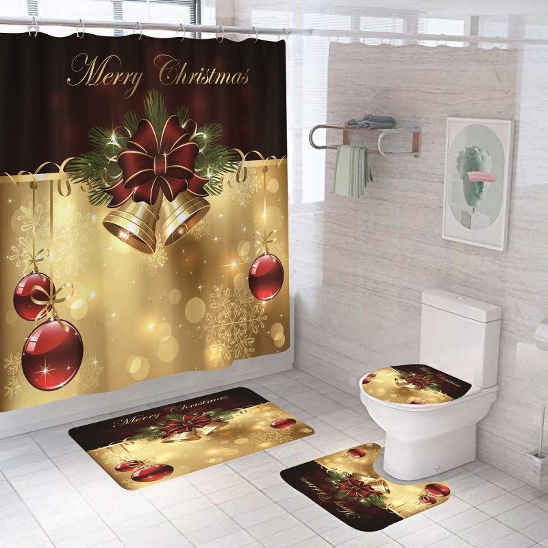 Shower Curtain Manufacturer - 72x72inch Christmas Pattern