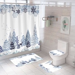 Shower Curtain Manufacturer - 72x72inch Christmas Pattern