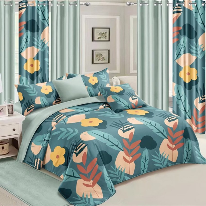 Wedding Set Factory - 3D Heart Printed Soft Fabric 6pcs