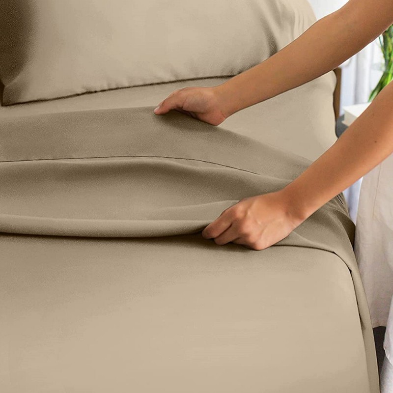 Bed Sheet Supplier - 100% Brushed Microfiber 1800 Bulk