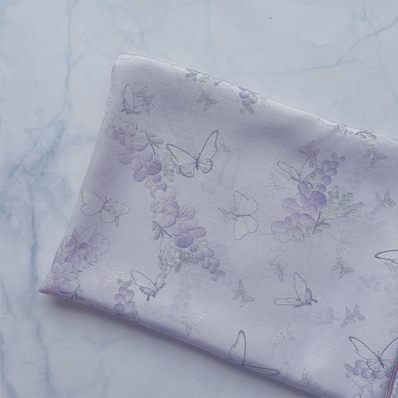 Butterfly Jacquard Fabric Manufacturer - Rayon Viscose Knitted