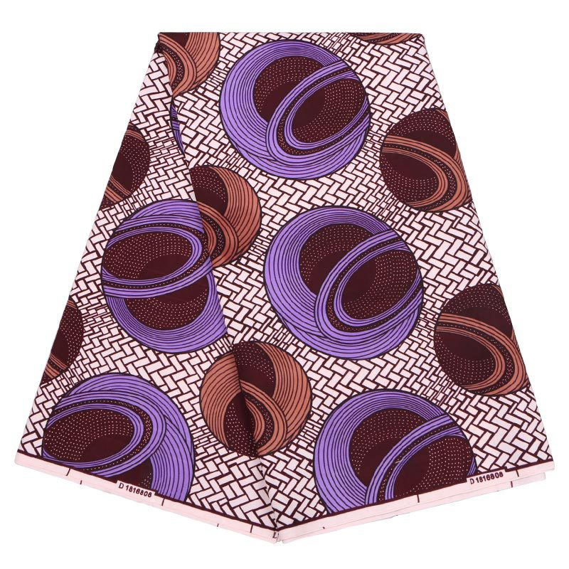 Batik Fabric Factory - Double-Sided Geometric Brocade