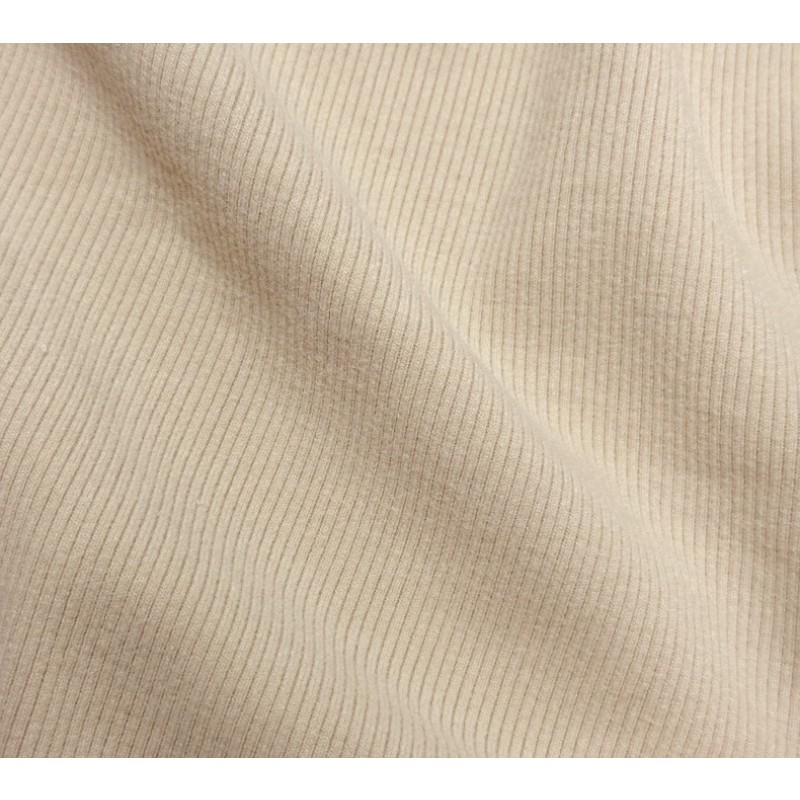 Knitted Rib Fabric Manufacturer - 300GSM Polyester Rayon Brushed