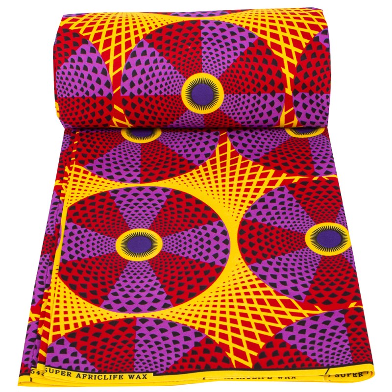 Ankara Fabric Manufacturer - Double-Sided Wax Printed Brocade