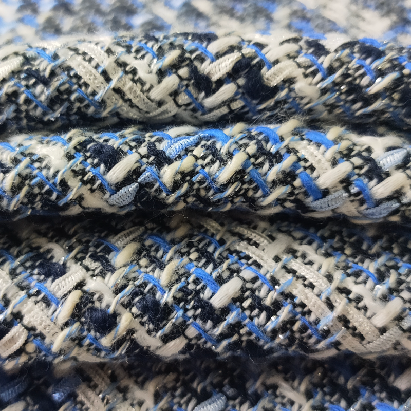 Double-sided Tweed Fabric Factory - Poly Yarn Woven