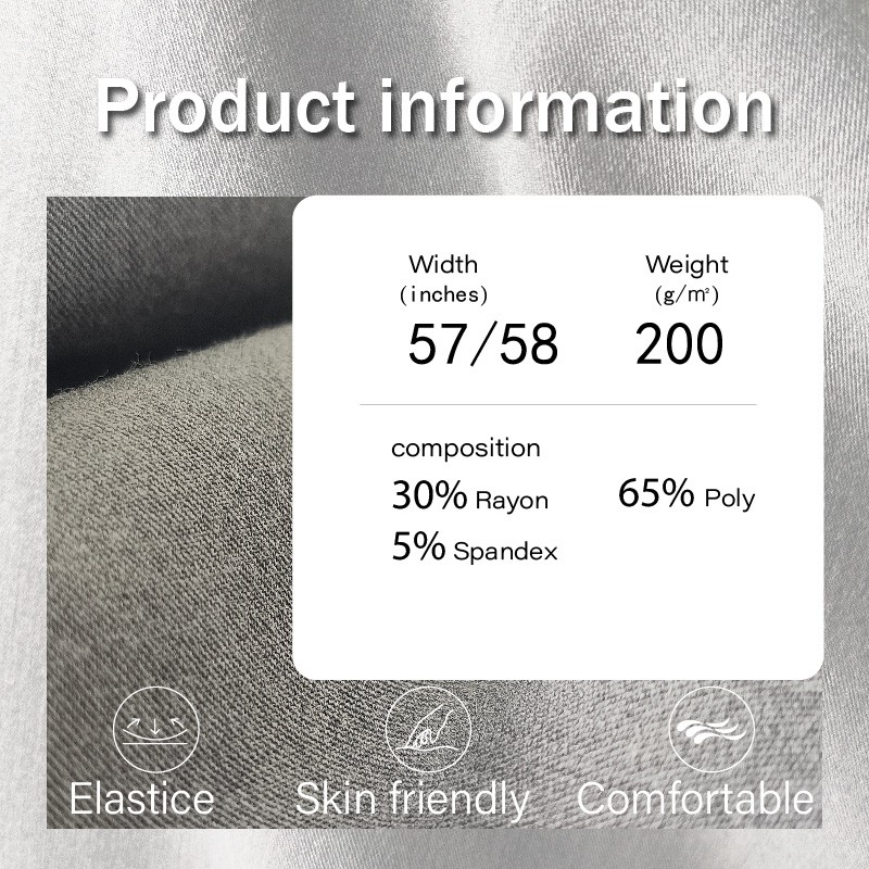 Sportswear Fabric Supplier - 200GSM Woven Polyester Spandex