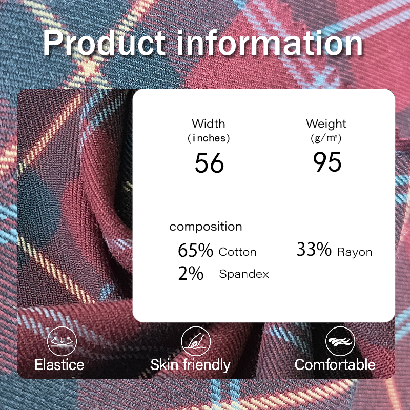 Curtains Fabric Manufacturer - 95GSM Spandex Ecocosy Rayon